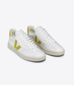 Women VEJA V-12 LEATHER WHITE LIQUOR