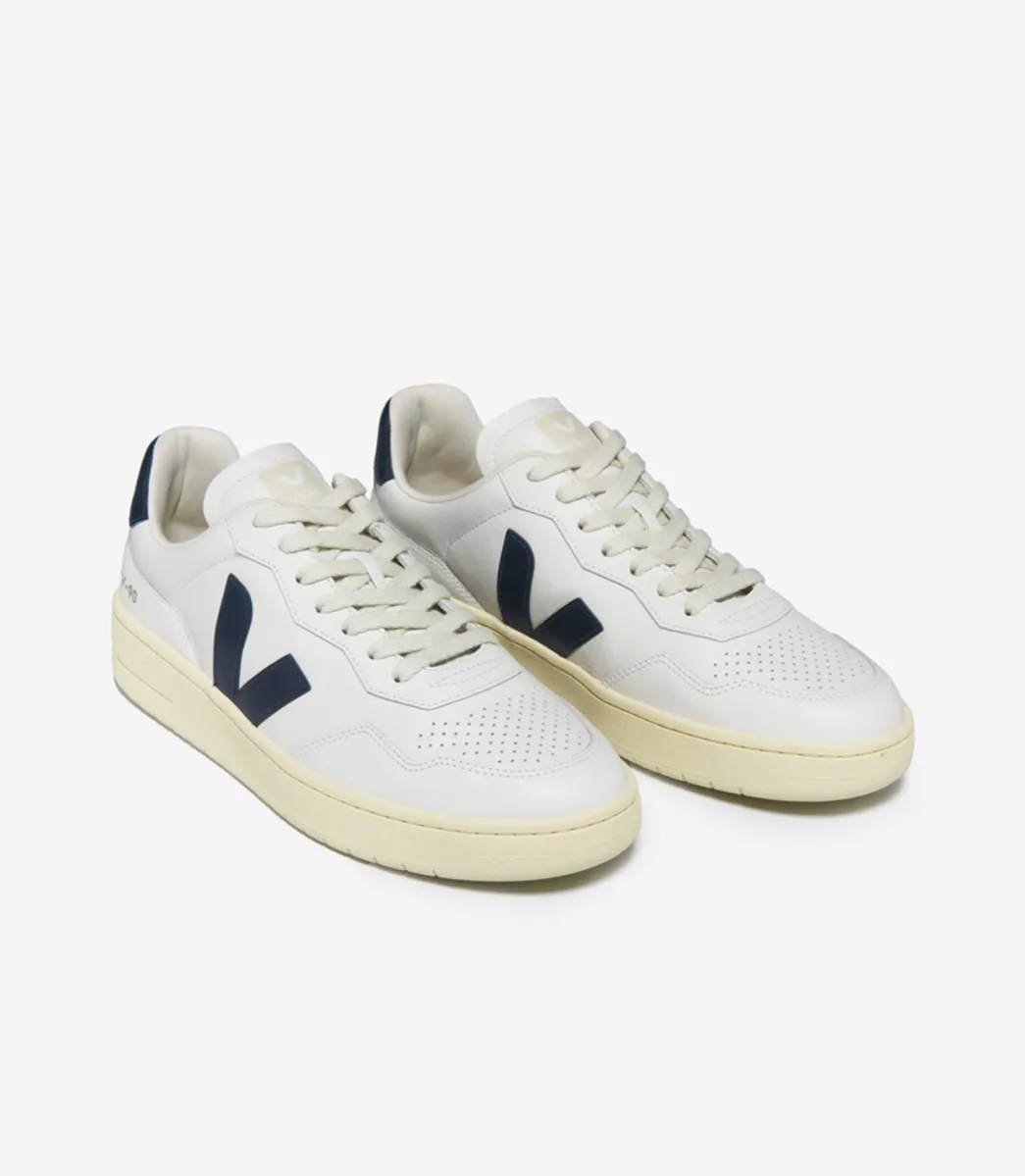 Women VEJA V-90 LEATHER WHITE NAUTICO
