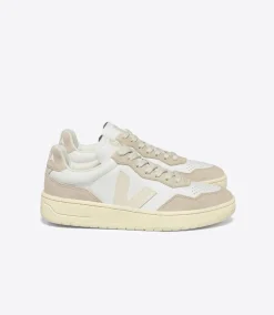 Women VEJA V-90 LEATHER WHITE PIERRE