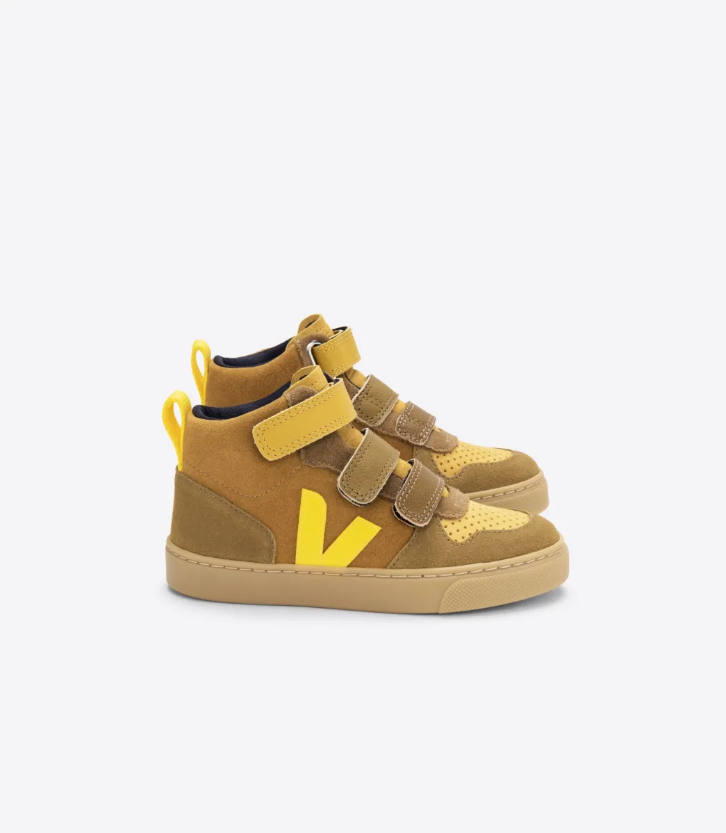 Kids VEJA V-10 MID SUEDE MULTICO CAMEL TONIC