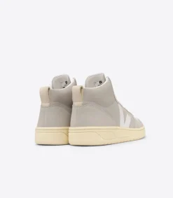 VEJA V-15 NUBUCK NATURAL WHITE