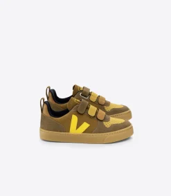 Kids VEJA V-10 SUEDE MULTICO CAMEL