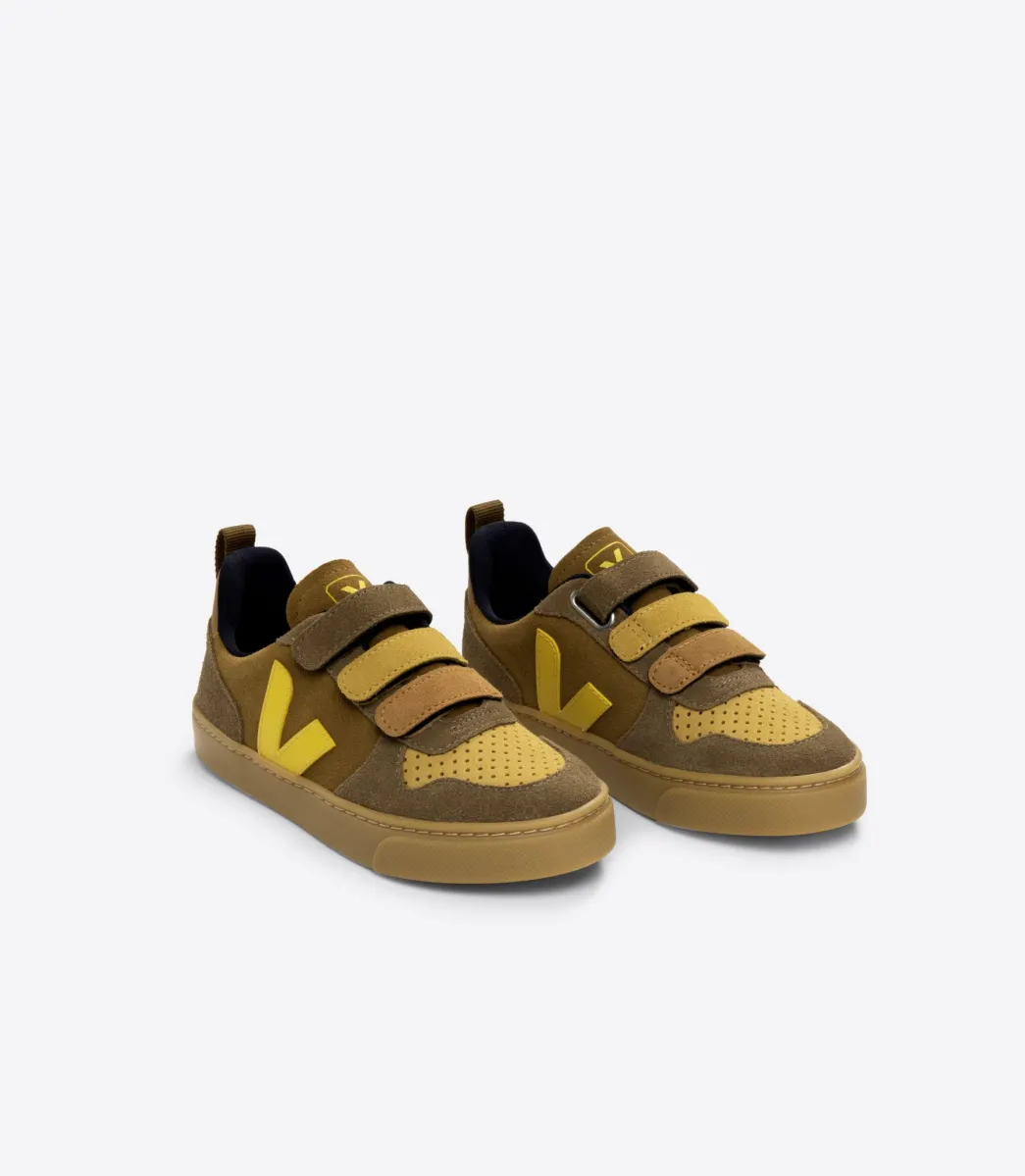 Kids VEJA V-10 SUEDE MULTICO CAMEL