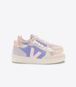 VEJA V-10 SUEDE MULTICO LAVANDE
