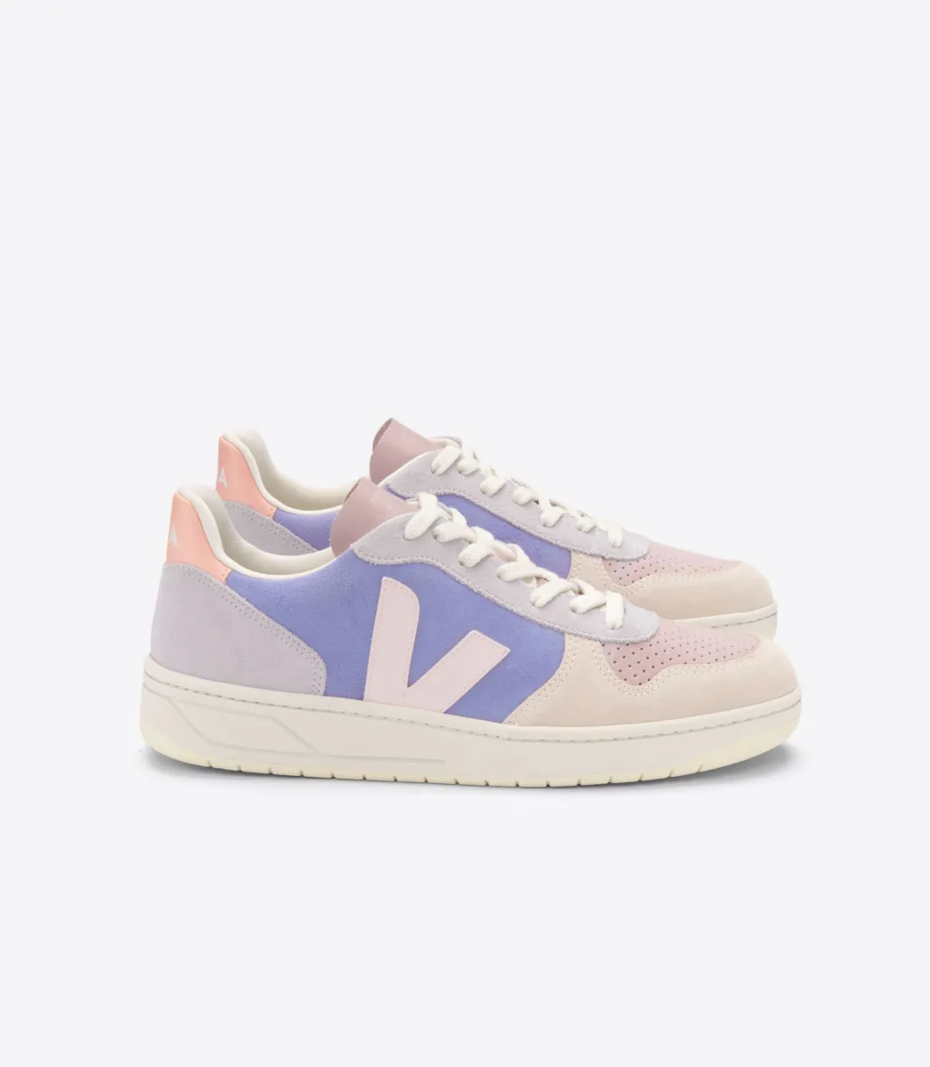 VEJA V-10 SUEDE MULTICO LAVANDE