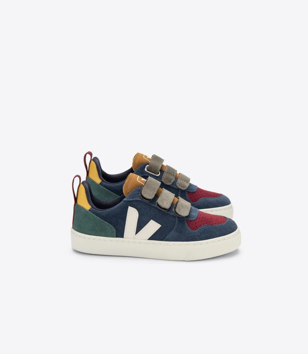 Kids VEJA V-10 SUEDE MULTICO NAUTICO