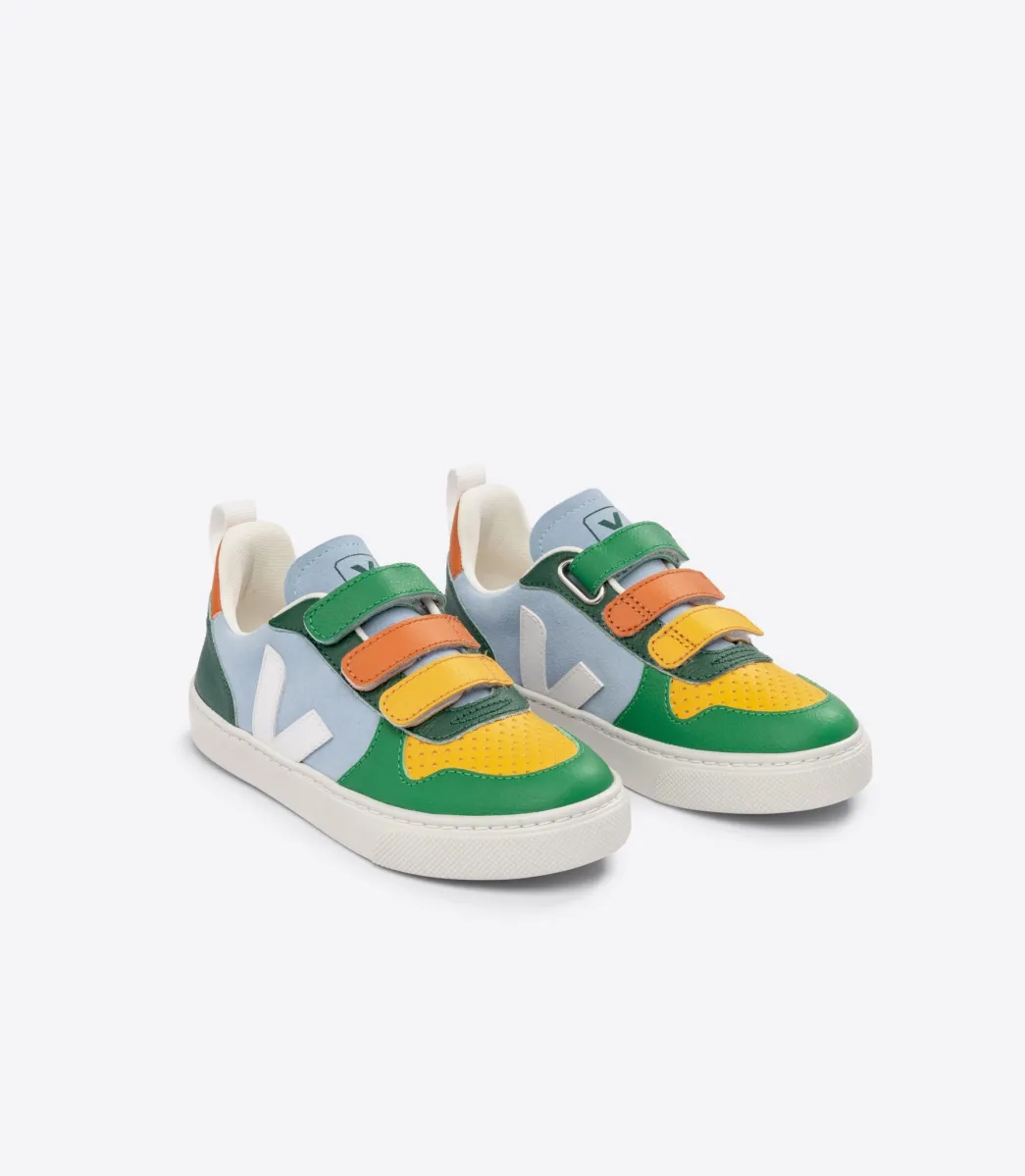 Kids VEJA V-10 SUEDE MULTICO STEEL