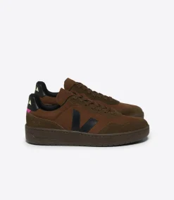 Women VEJA V-90 SUEDE WALNUT BLACK