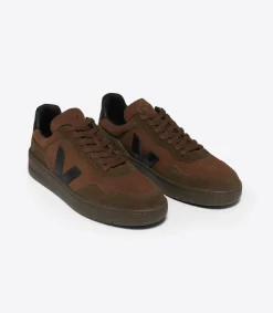 Women VEJA V-90 SUEDE WALNUT BLACK