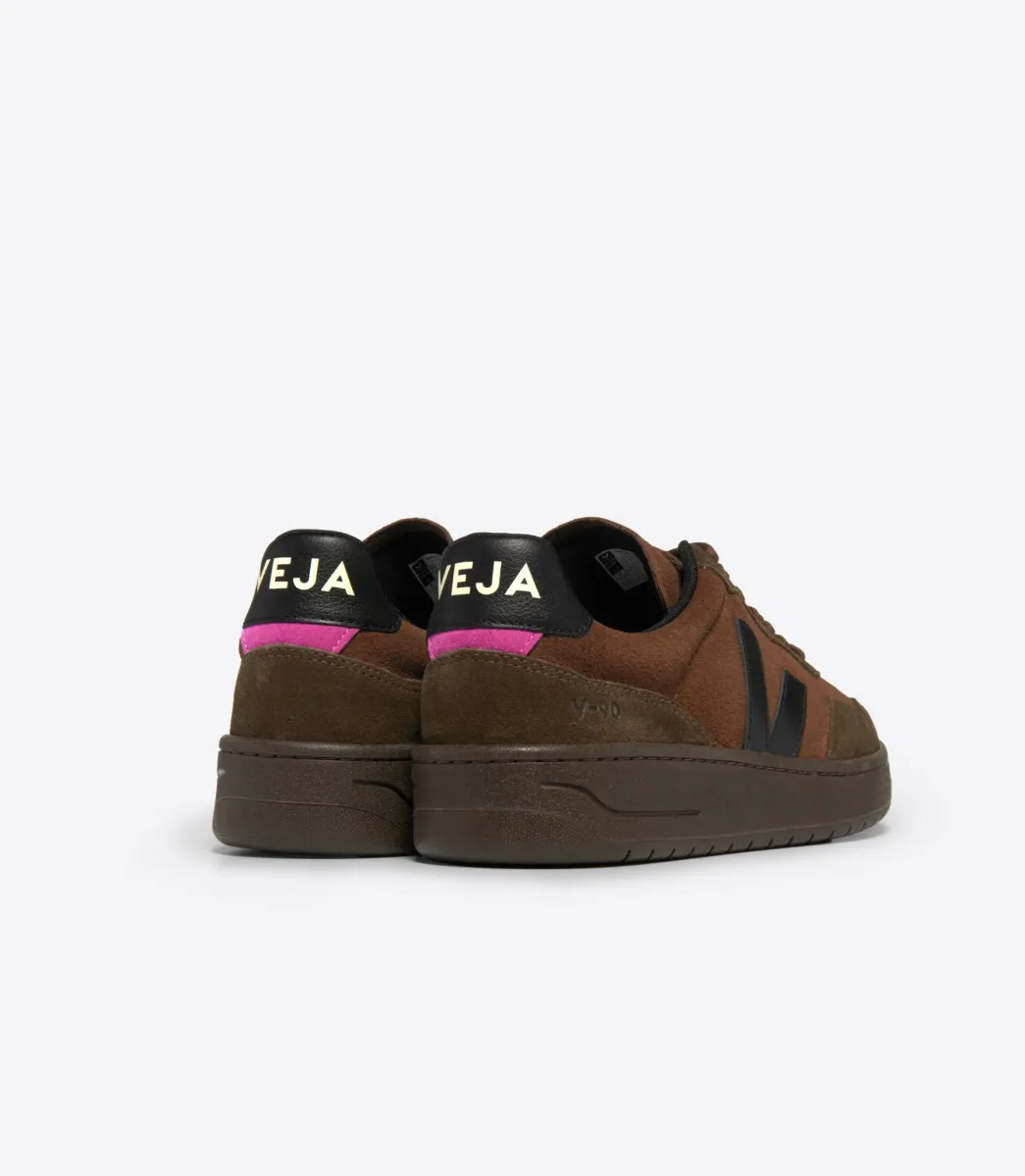 Women VEJA V-90 SUEDE WALNUT BLACK