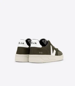 Women VEJA V-12 VEGAN B-MESH OLIVE WHITE