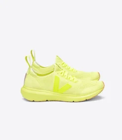 VEJA V-KNIT X RICK OWENS FULL ACID YELLOW