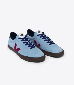 Women VEJA VOLLEY SUEDE AQUA MARSALA EAGLE