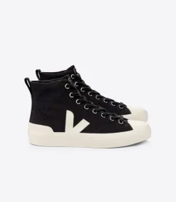 Women VEJA WATA II CANVAS BLACK PIERRE