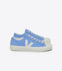 Women VEJA WATA II LOW CANVAS AQUA PIERRE