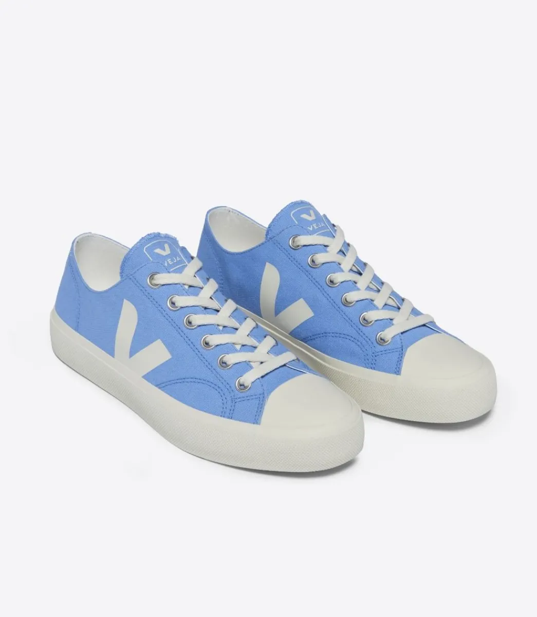 Women VEJA WATA II LOW CANVAS AQUA PIERRE