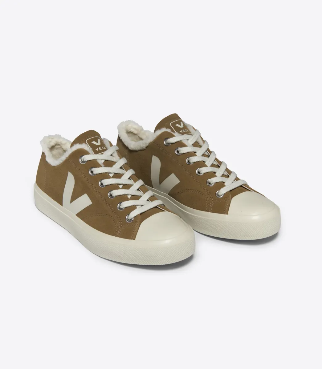 Women VEJA WATA II LOW FURED SUEDE TENT PIERRE